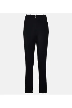 Loro Piana High-rise wool-blend slim pants