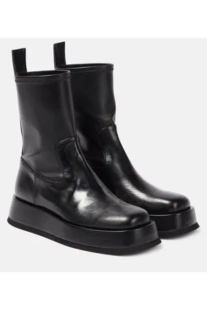 Gia Borghini Rosie faux leather platform ankle boots