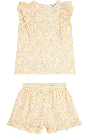 Tartine Et Chocolat Floral cotton top and shorts set