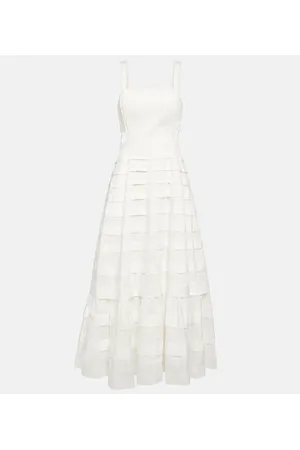 Simkhai Tiered cotton-blend maxi dress