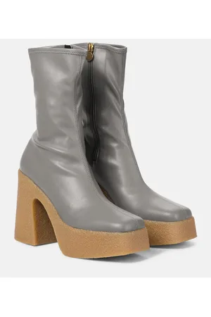 Stella McCartney Faux leather platform ankle boots