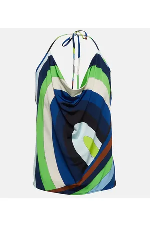 Puccini Iride halterneck top