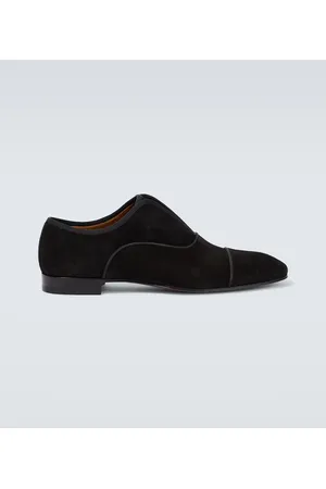 Christian Louboutin Alpha Male velour Oxford shoes