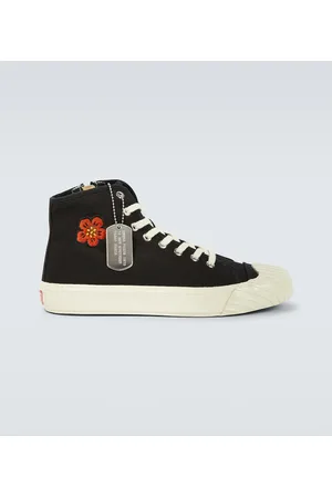 Kenzo School canvas high-top sneakers