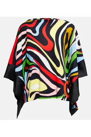 Puccini Marmo satin blouse