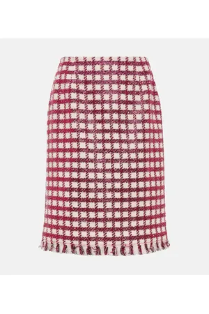 Oscar de la Renta Wool-blend miniskirt