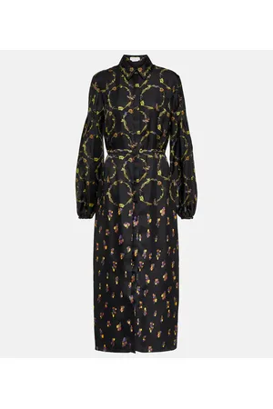 GABRIELA HEARST Mauri printed silk twill maxi dress