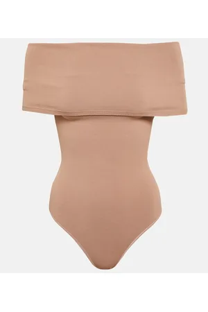 Alaïa AlaÃ¯a Off-the-shoulder bodysuit