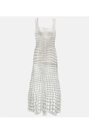 Chloé ChloÃ© Crochet silk maxi dress