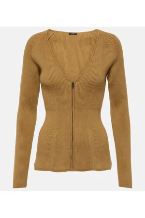 Joseph Wool ribbed-knit cardigan