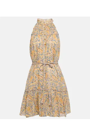 VERONICA BEARD Dria paisley silk minidress