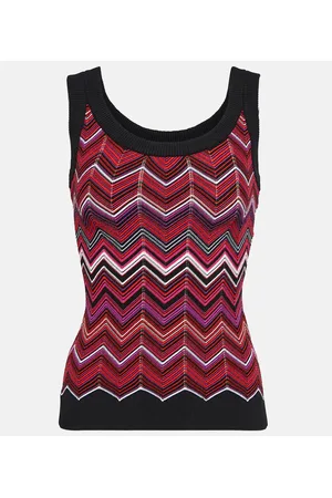 Missoni Zig-zag knit tank top