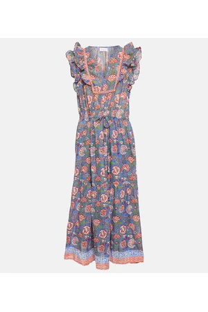 Velvet Rosalina cotton midi dress