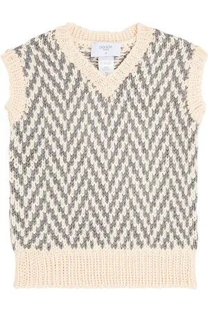 PAADE Striped wool-blend sweater vest