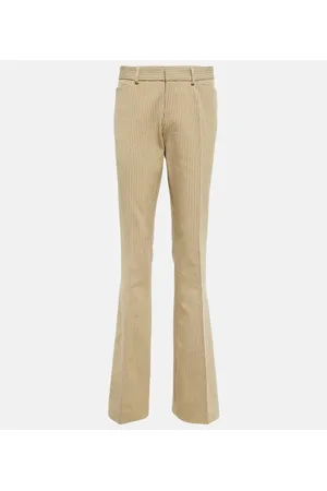 PETAR PETROV Cotton and wool-blend straight pants