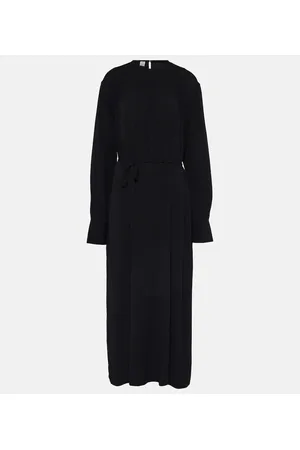Totême Gathered crÃªpe maxi dress