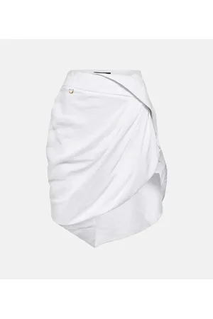 Jacquemus La Mini Jupe Saudade draped miniskirt