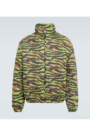 ERL Camouflage quilted cotton jacket