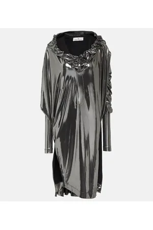 Vivienne Westwood Draped lamÃ© midi dress