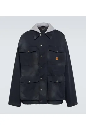 Balenciaga Oversized cotton gabardine parka