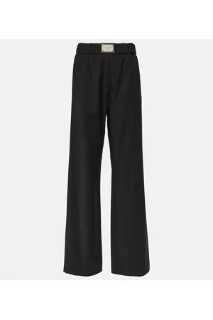 Dolce & Gabbana Wool-blend wide-leg pants