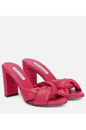 Aquazzura Olie 85 leather mules