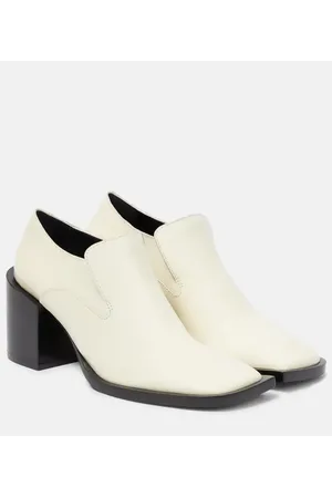 Jil Sander Leather loafer pumps
