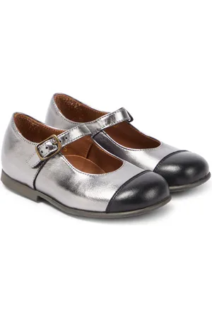 PèPè PÃ¨PÃ¨ Metallic leather ballet flats