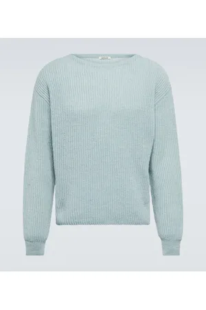 Auralee Ribbed-knit wool sweater