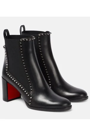 Christian Louboutin Out Line Spikes leather ankle boots