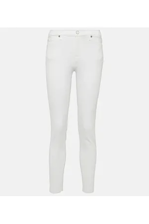 7 for all Mankind High-rise cropped skinny jeans