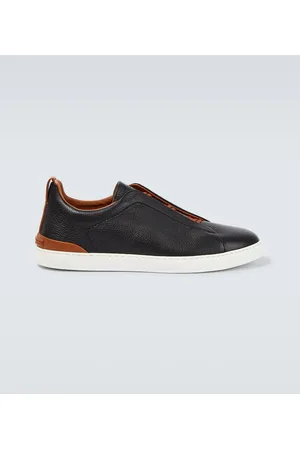 Ermenegildo Zegna Triple Stitch leather sneakers
