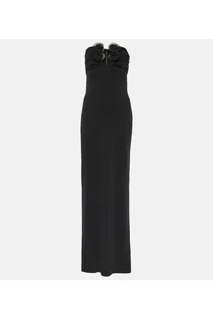MAGDA BUTRYM Floral-appliquÃ© gown