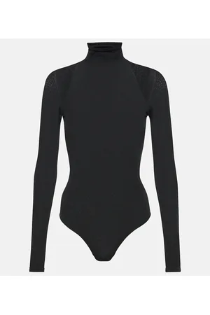 Alaïa AlaÃ¯a Turtleneck jersey bodysuit