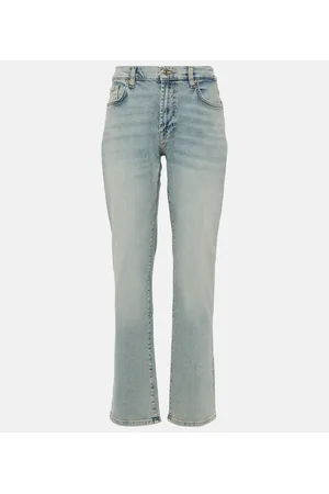 7 for all Mankind Ellie mid-rise straight jeans