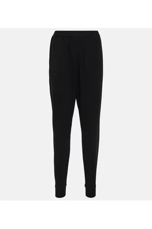 The Row Terea cotton jersey tapered pants
