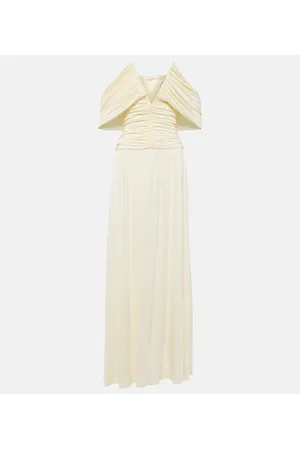 MAGDA BUTRYM Off-shoulder gathered maxi dress