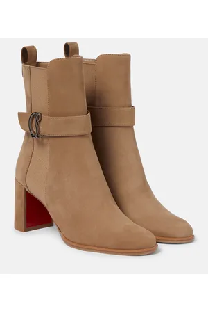 Christian Louboutin CL Chelsea Booty suede ankle boots