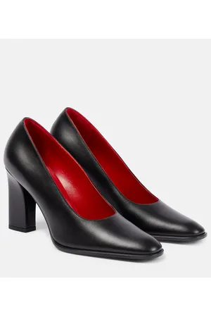 The Row Leather pumps