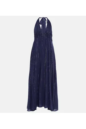 Heidi Klein Striped halterneck maxi dress