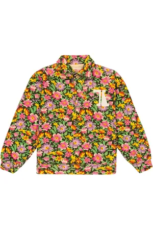 The Animals Observatory Seahorse floral cotton sweater