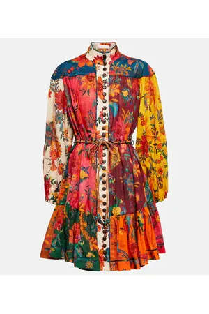 ZIMMERMANN Printed cotton minidress