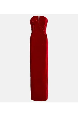 Tom Ford Strapless velvet gown