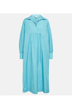 Max Mara Nupar cotton poplin midi dress