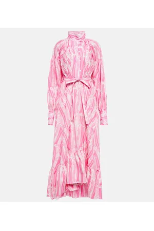 Patou Printed cotton maxi dress