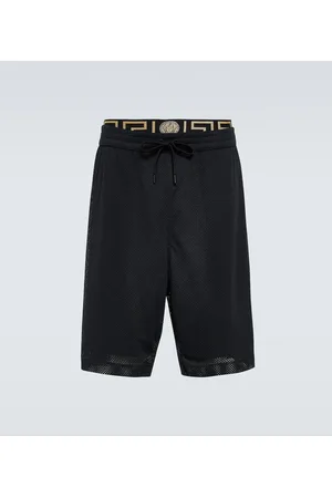VERSACE Greca Border mesh shorts