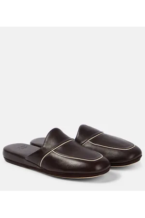 The Row Beck leather mules