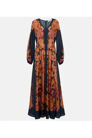ZIMMERMANN Acadian printed silk maxi dress