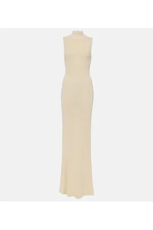 AYA MUSE Berin knitted cotton-blend maxi dress