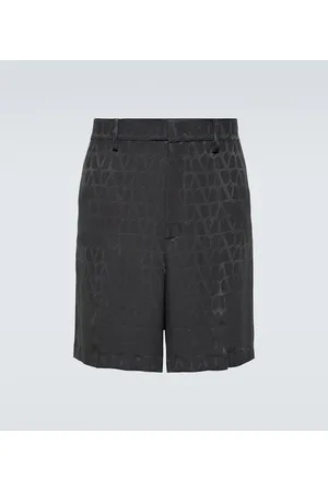 VALENTINO Toile Iconographe silk shorts